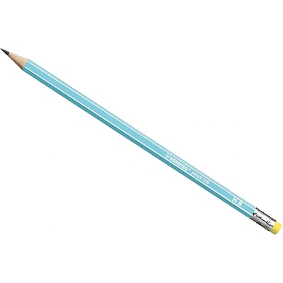 Stabilo Pencil 160 šesťhranná grafitová ceruzka s gumou HB blue