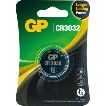 Image 1 of GP Batteries Батерия литиева gp cr3032, 3v, 1бр. в блистер (0603032c1)