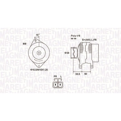 Generátor MAGNETI MARELLI 063732020010