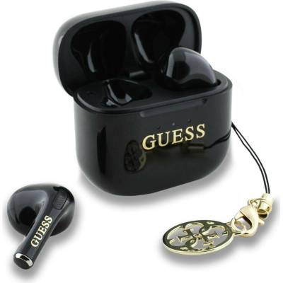 Guess Effect Printed Classic Logo & Charm Black