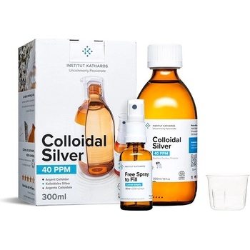 Institut Katharos Колоидно течно сребро 40 PPM Colloidal Silver 300 ml (833266 IK)