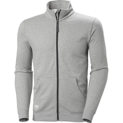 Helly Hansen Mikina Classic 79326 na zip COT-59932667000 Šedá tmavá