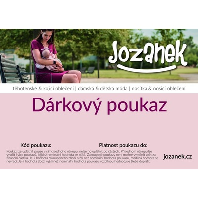 Jožánek Dárkový poukaz Jožánek® v hodnotě 4500,-Kč