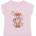 GUESS Розова тениска за мини момиче с цветно мече и бял надпис Guess