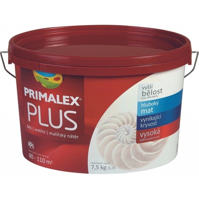 Primalex Plus biela, matná 7,5 kg