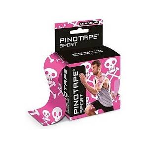 PINO PINOTAPE® Sport, розов цвят „Весел Роджър, 5 см x 5 м