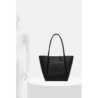 KARL LAGERFELD шопинг чанта дамска от кожа K/AUTOGRAPH (B2W30051)