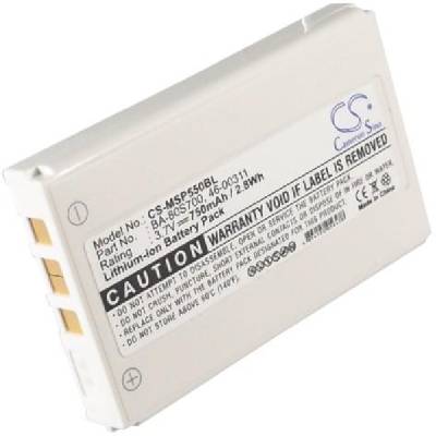 Батерия за баркод скенер Metrologic MS5500, Optimus S BA-80S700 LiIon 3.7V 750mAh (CS-MSP550BL)
