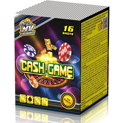 Kompaktní ohňostroj Cash game 16 ran 20 mm