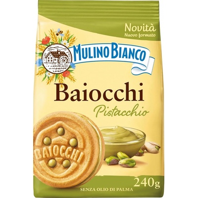 Mulino Bianco Baiocchi s pistáciovým krémem 240 g
