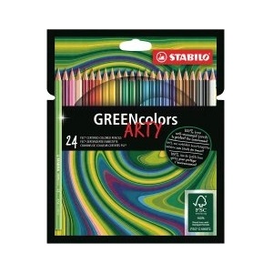 STABILO Цветни моливи GREENcolors Arty 24 цвята
