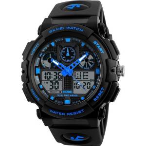 Skmei Спортен мъжки часовник skmei tough, Син (skmei-1270-blue) Часовници