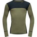 Devold Мъжко мериносово термобельо Devold Lauparen Merino 190 Shirt Merino base layer - Ink / Lichen / Black (015-1451-0511)