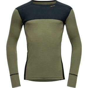 Devold Мъжко мериносово термобельо Devold Lauparen Merino 190 Shirt Merino base layer - Ink / Lichen / Black (015-1451-0511)