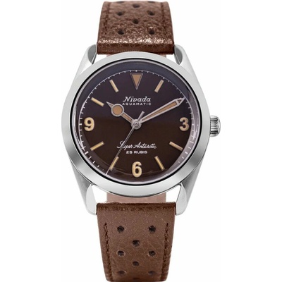 Nivada Grenchen Super Antarctic 3.6.9 Tropical - Brown Racing strap