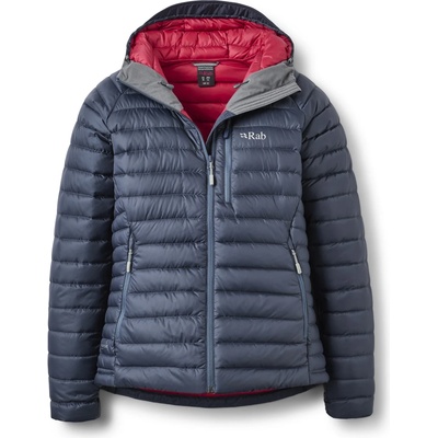 Rab Дамско пухено яке Rab Women's Microlight Alpine Jacket Down jacket - Steel II - размер 36 (EU) (104-2576-1711)