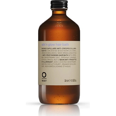 OWAY Organic Way Шампоан за блясък и против заплитане Silk and Glow hair bath 240ml
