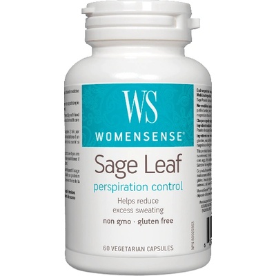 Sage Leaf WomenSense/ Салвия/ Градински чай (лист) 350 mg х 60 капсули Natural Factors (0507 PN)