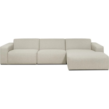 Scandic Бежово-кремав ъглов диван (десен ъгъл) Roxy - Scandic (Roxy big chaiselong right 8 beige)