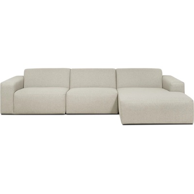 Scandic Бежово-кремав ъглов диван (десен ъгъл) Roxy - Scandic (Roxy big chaiselong right 8 beige)