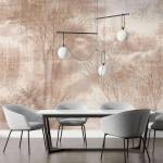 Art Gift Decor Фототапет Винтидж гора в бежови нюанси