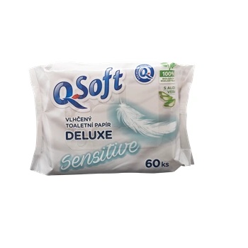 Q Soft Тоалетна хартия Q Soft Sensitive Deluxe 60 бр