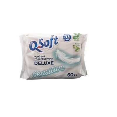 Q Soft Тоалетна хартия Q Soft Sensitive Deluxe 60 бр