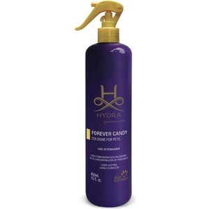 HYDRA groomers ПАРФЮМ forever candy, бергамот, жасмин, теменужка и кедър, за кучета и котки - 450 мл, Бразилия - 24408