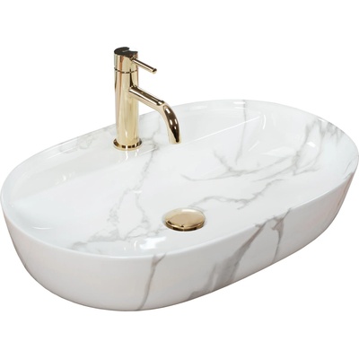 Rea Aura 60,5x40,5 cm white/grey (REA-U8003)