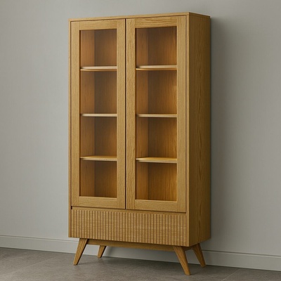 Nábytek z lesa JK-VI502 Dubová 60 s Collection 100 x 195 x 43 cm