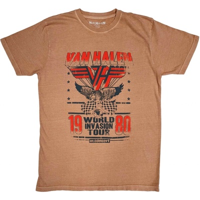 Van Halen tričko World Invasion ružové