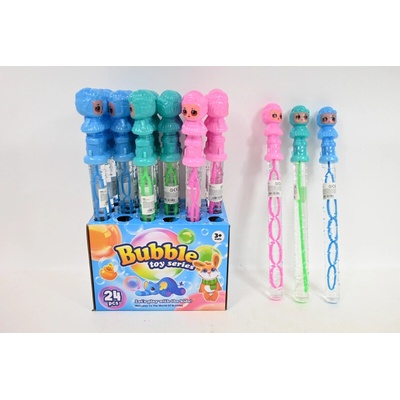 Bublifuk s motivem panenky 36 cm displej 24 ks