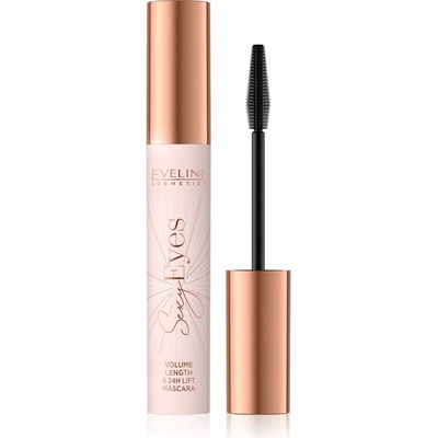 Eveline Řasenka na řasy Cosmetics zahušťující a prodlužující black 8 ml