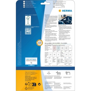 Herma Самозалепващи етикети, за ръчно надписване, 49 x 10 mm (1540100112)