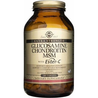 Solgar Extra sila Glukosamín Chondroitín MSM s Ester-C 180 tabliet