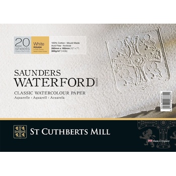 St Cuthberts Mill Saunders Waterford Rough Скицник 20 26 x 18 cm 300 g White (T46630001011B)