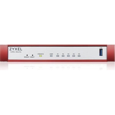 Защитна стена, ZyXEL USG FLEX 50 H, 5 Gigabit user-definable ports, 1*USB with 1 YR Entry Defense Pack (USGFLEX50H-EU0101F)