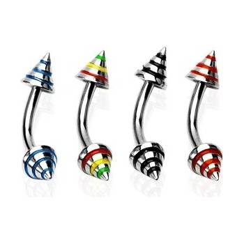 Šperky4U piercing do obočí OB01129-AB