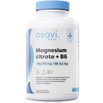 Osavi Magnesium Citrate 375 mg + B6 | P-5-P [180 капсули]