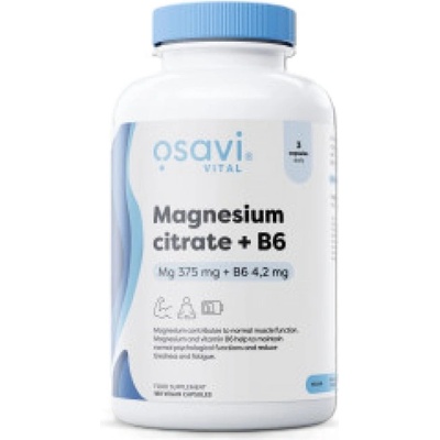 Osavi Magnesium Citrate 375 mg + B6 | P-5-P [180 капсули]
