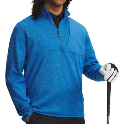 Under Armour Drive Golf SweaterFleece HalfZip Blue Atlantis / Viral Blue