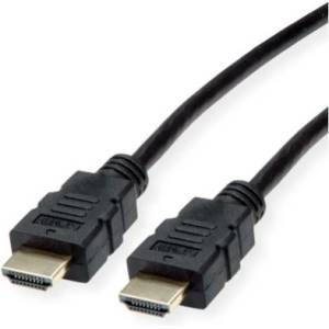Roline Кабел HDMI - HDMI, високоскоростен, TPE, Ethernet, 4K30Hz, M/M, 7, 5 м, черен 11.04. 5935-10 (11.04.5935-10)