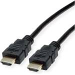 Roline Кабел HDMI - HDMI, високоскоростен, TPE, Ethernet, 4K30Hz, M/M, 7, 5 м, черен 11.04. 5935-10 (11.04.5935-10)