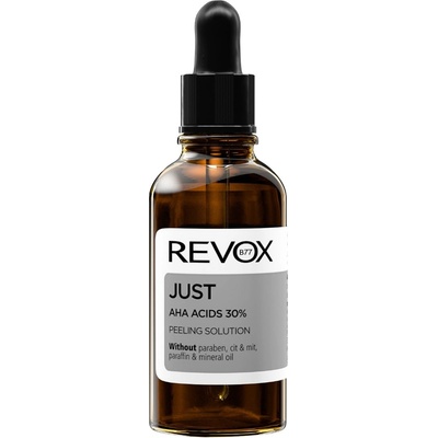 Revox Cosmetics REVOX B77 JUST AHA Acids 30% Peeling Solution Ексфолиант за лице дамски 30ml