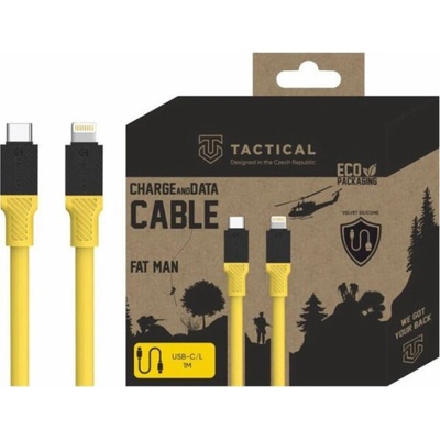 Tactical 57983117396 USB-C/Lightning, 1m, žlutý