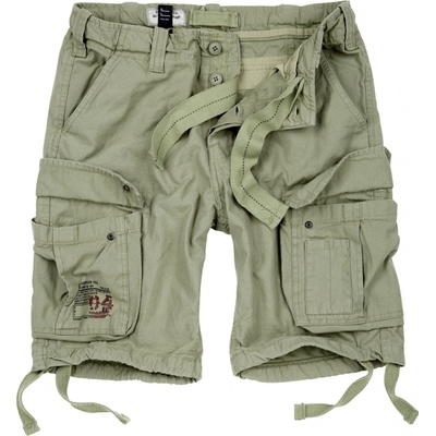 Šortky Surplus AIRBORNE VINTAGE SVĚTLE ZELENÉ