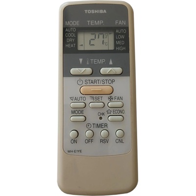 General TOSHIBA WH-E1YE, RAS- M10YKV-E, RAS- M13YKV-E, RAS-M18YAV-E, RAS-M10YKCV-E, RAS-M13YKCV-E, RAS-M18YACV-E - съвместимо дистанционно управление на марката General (WH-E1YE, RAS- M10YKV-E, RAS- M13YKV-E, RAS-M18YAV-E, RAS-M10YKCV-E, RAS-M13YKCV-E, RA