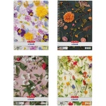 Herlitz Flower II A4 70 страници кариран тефтер със спирала 400201490 (400201490)