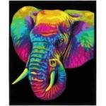 Diamond Dotz adults flocked neon elephant