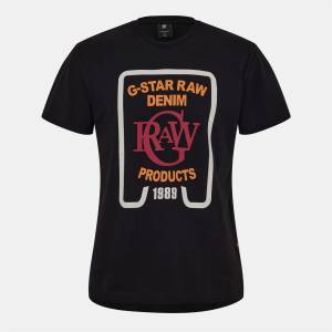 G Star Тениска G Star Raw T-Shirt - Dk Black